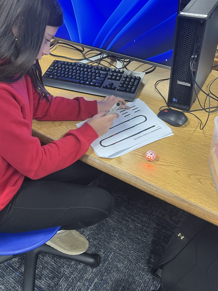 Mrs. Schaffer’s Class Programming Robots