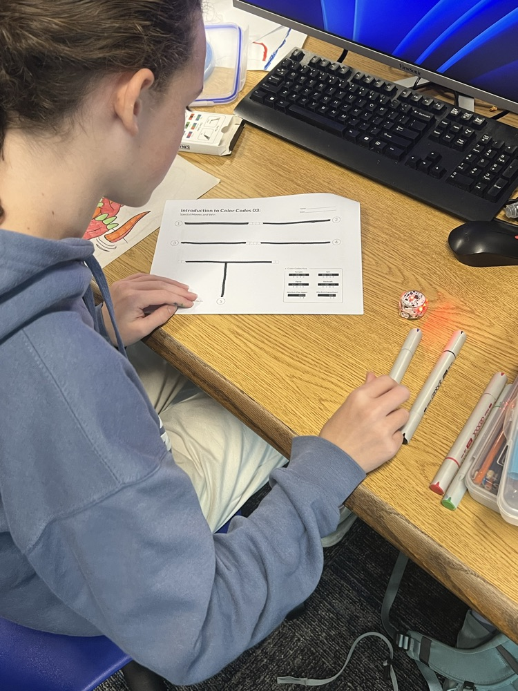 Mrs. Schaffer’s Class Programming Robots