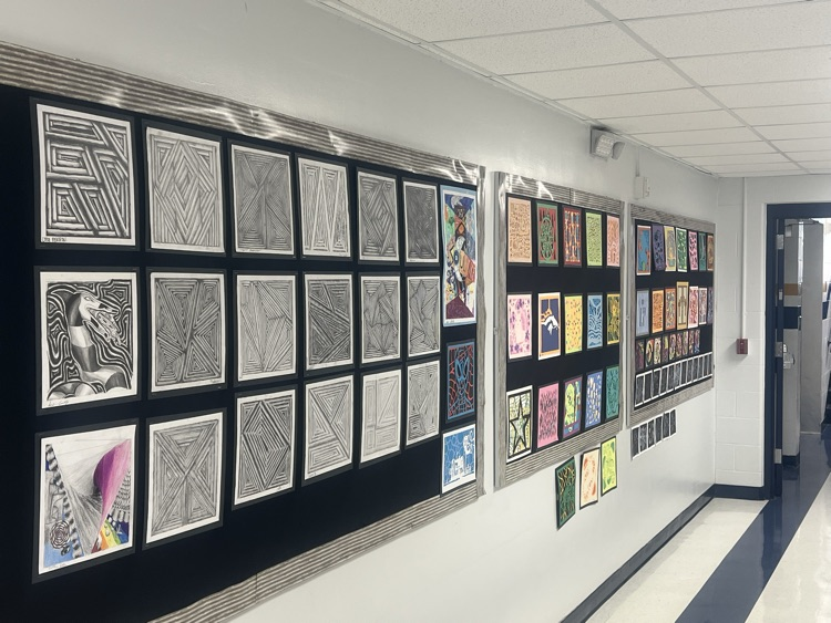 RCHS Hallway Artwork 