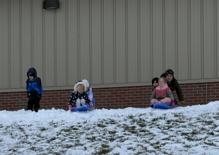 preschool sledding lesson