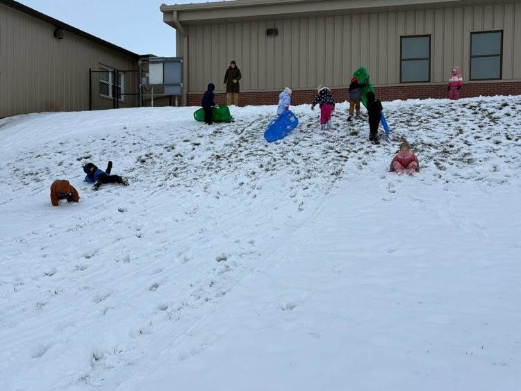 preschool sledding lesson
