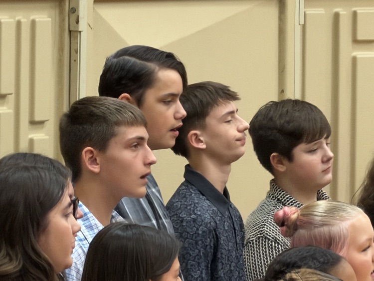 Raymond Central High School's winter music concert took place this evening, with the students delivering fantastic performances under the leadership of an exceptional teacher. The sound was remarkable. Great job, everyone.