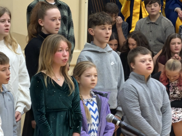 Raymond Central High School's winter music concert took place this evening, with the students delivering fantastic performances under the leadership of an exceptional teacher. The sound was remarkable. Great job, everyone.