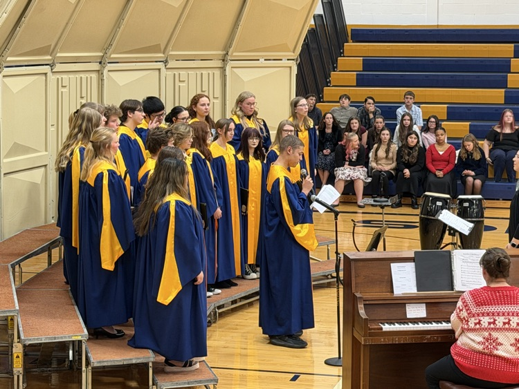 Raymond Central High School's winter music concert took place this evening, with the students delivering fantastic performances under the leadership of an exceptional teacher. The sound was remarkable. Great job, everyone.
