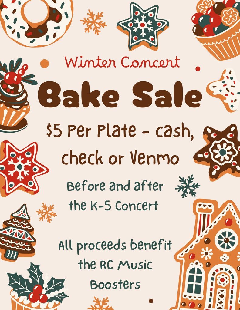 Holiday Bake Sale Flyer