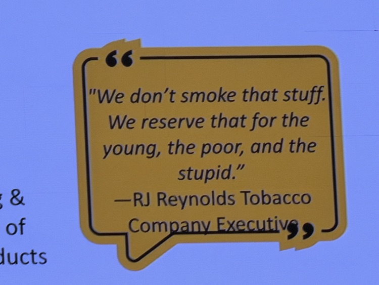 Sarah Bolton Lancaster County SCIP Coordinator Assembly on Vaping