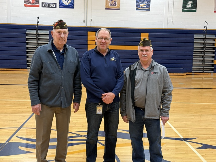 Mr. Henderson as VFW Teacher of the Year