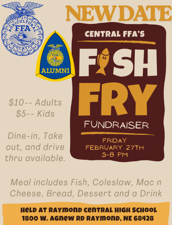 Fish Fry this Friday 2/27 from 5-8pm