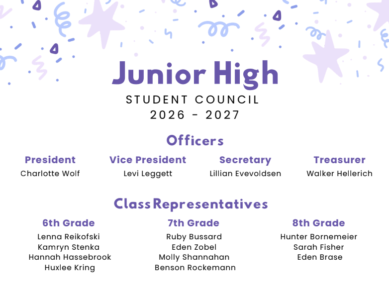 JH Student Council 2026-2027