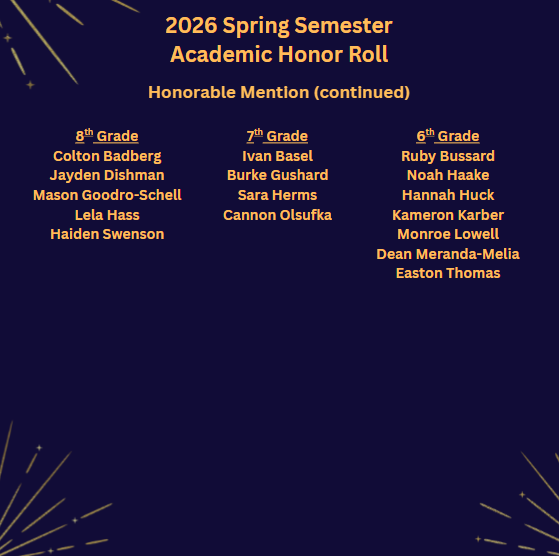 honor roll info