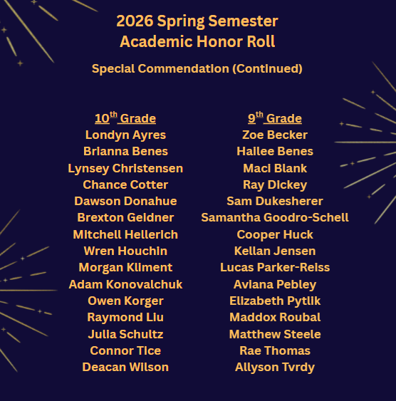 honor roll info