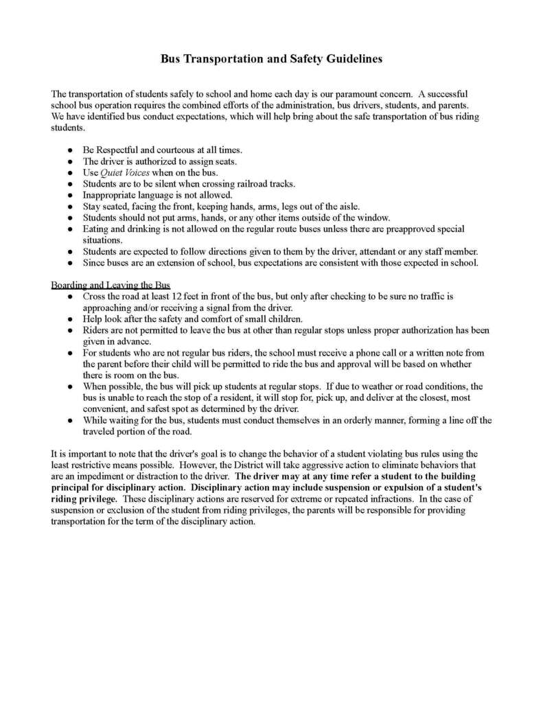 Safety Guidelines