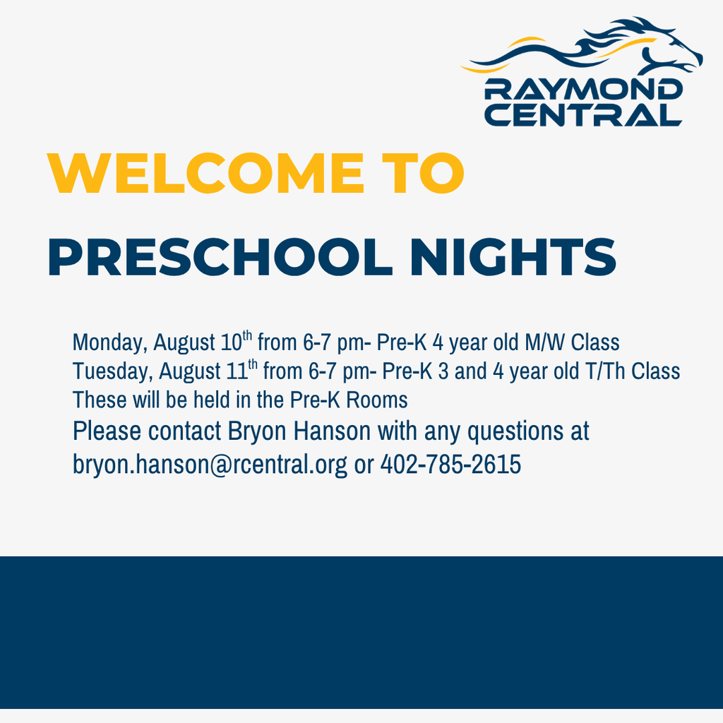 Pre-K Back to School