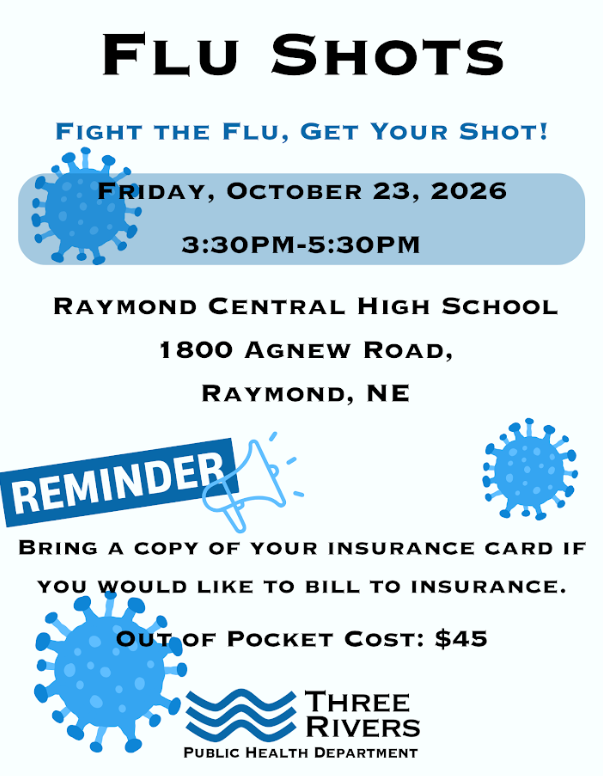 Flu Shot Clinic 10/23/26