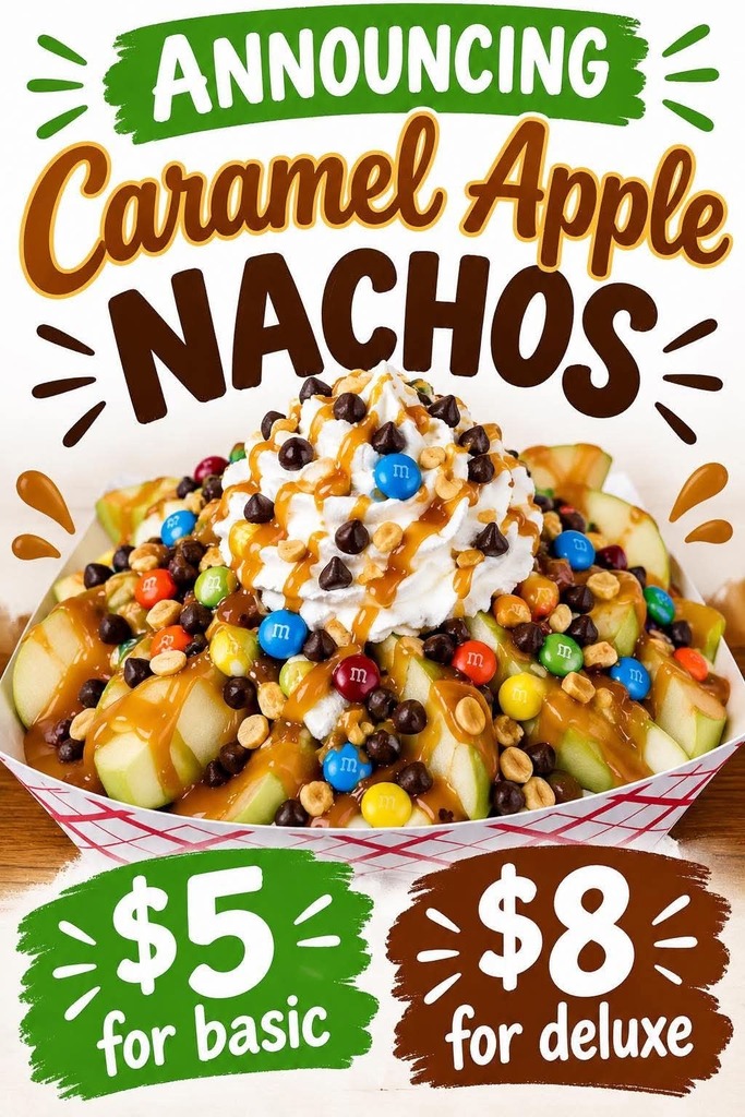 caramel apple nachos