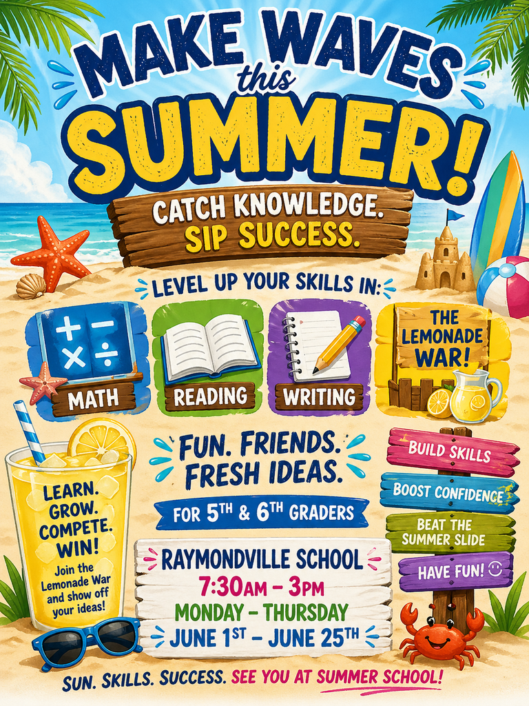 Summer School 5th & 6th Grade Flyer