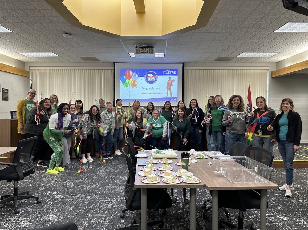 Educators celebrate after completing LETRS