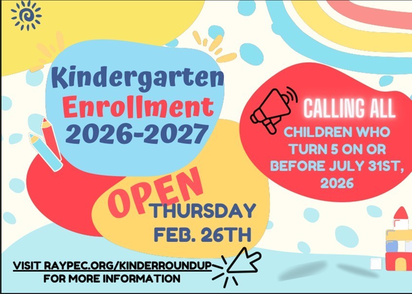 Kindergarten enrollment flyer