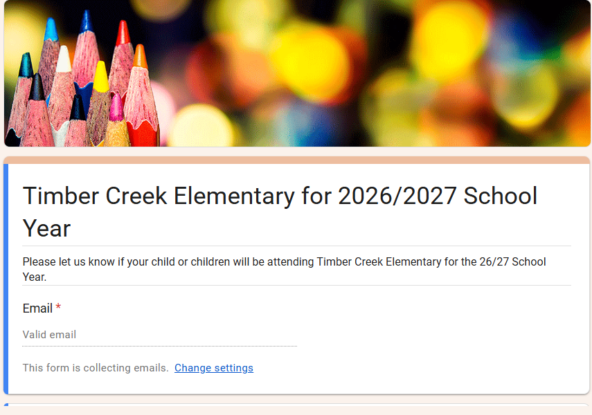 Shows image of questionaire