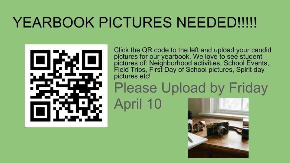 Yearbook pictures needed!