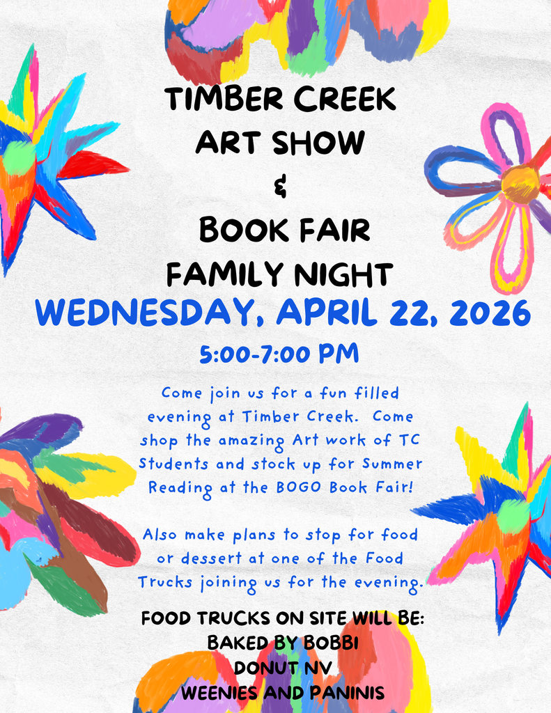 Save the date for a fun family night at the art show and BOGO Book fair on April 22nd.