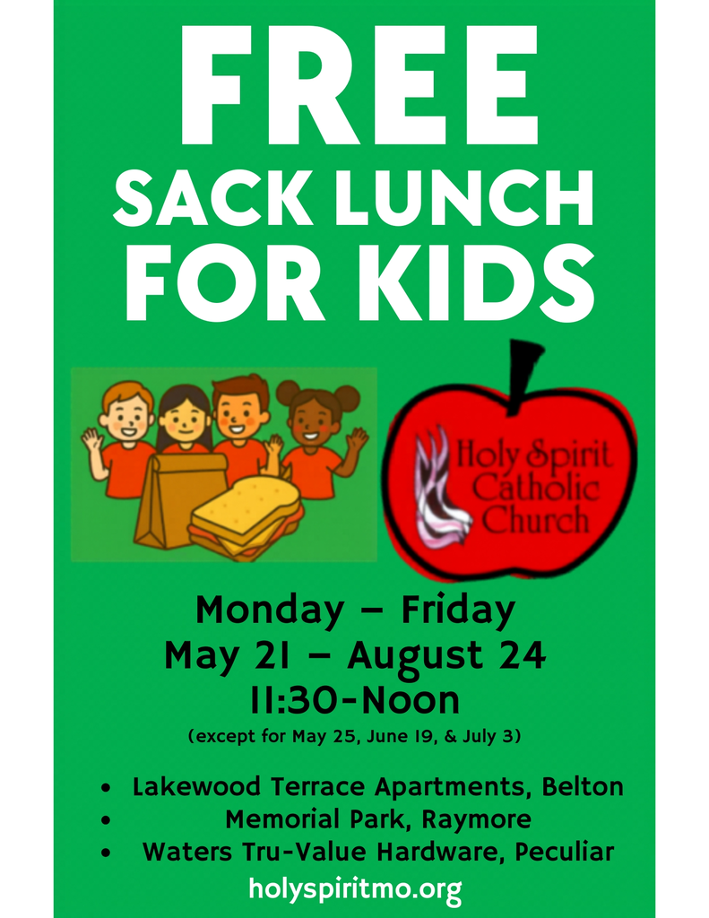 FREE sack lunch for kids!