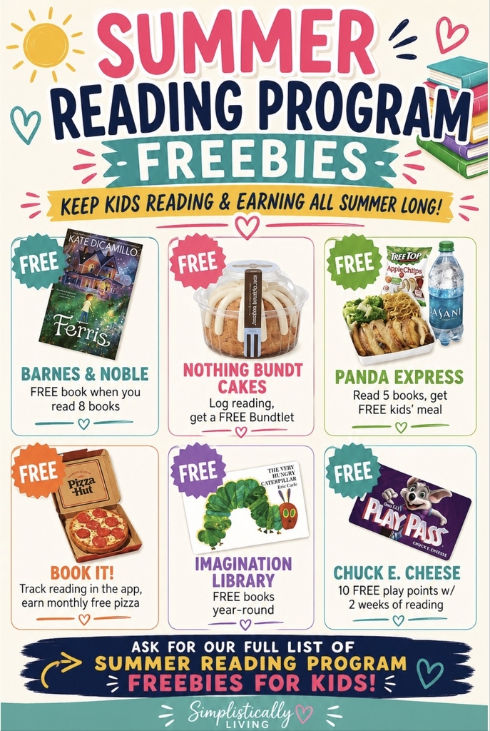 Keep kids reading and earning all Summer long!