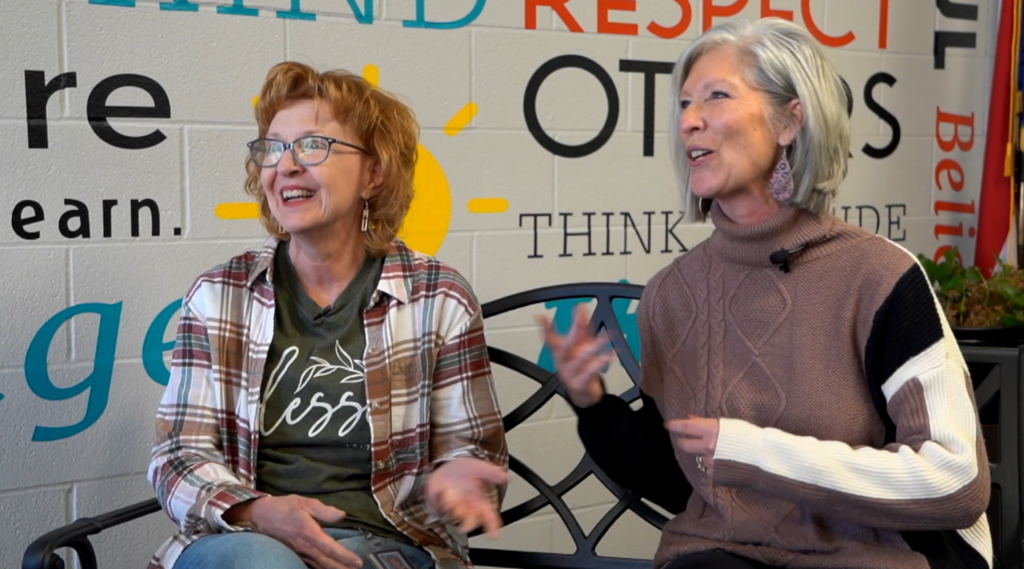 Karla Heinrich and Renee Anthuis