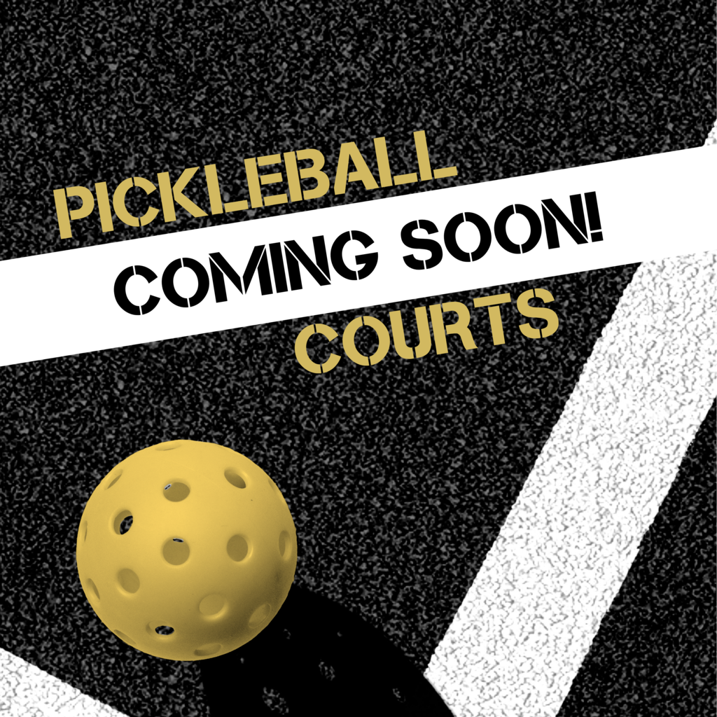 Pickle ball courts coming soon