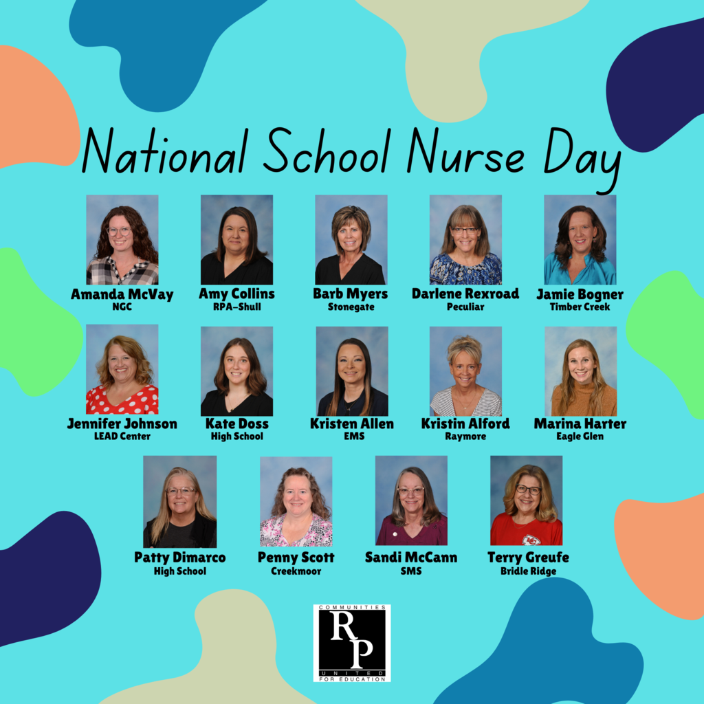 Photo collage of the ray-pec school nurses