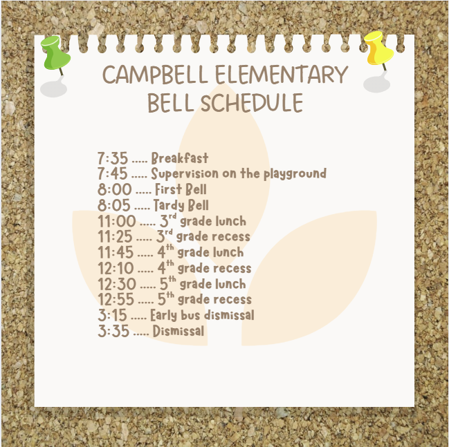 Bell Schedule
