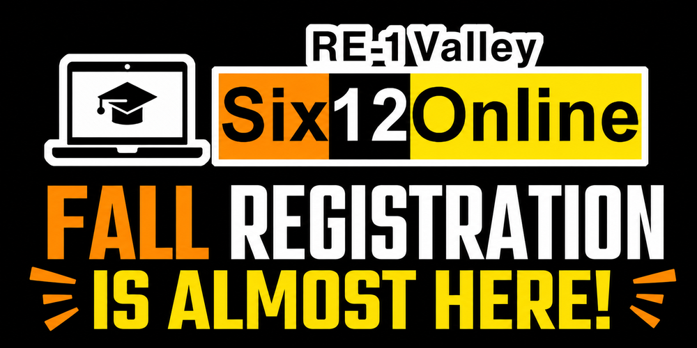 Re-1 Valley Six 12 Online Fall Registration is Almost Here