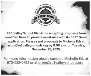 RE-1 Valley is accepting proposals