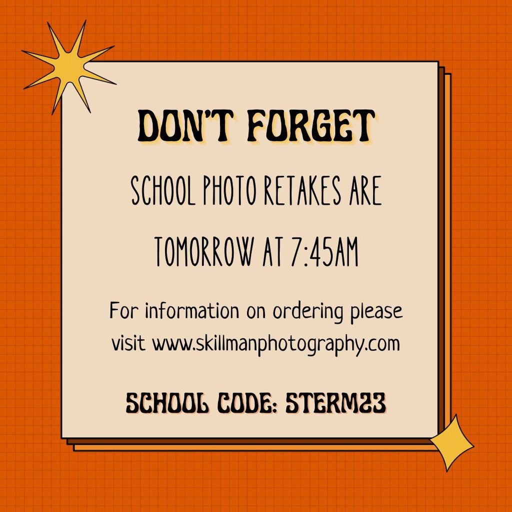 School Photo Retakes 11/16