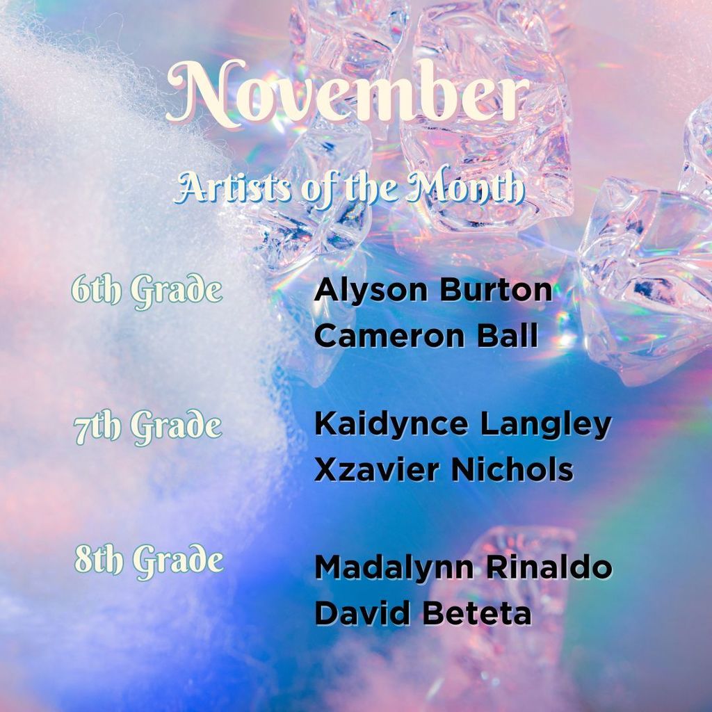 Nov Artists of the Month