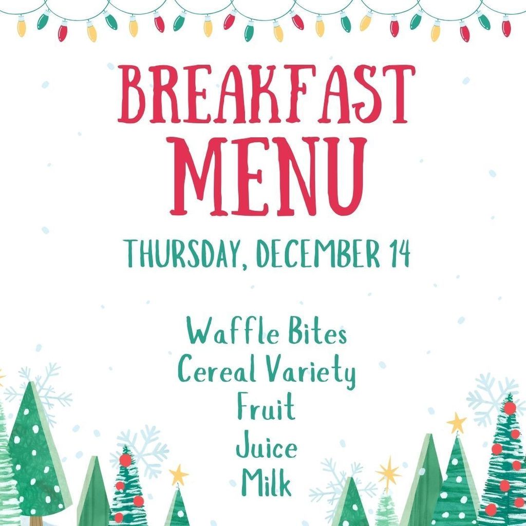 Breakfast Menu 12/14