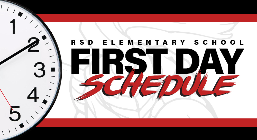 Elementary First Day Schedule