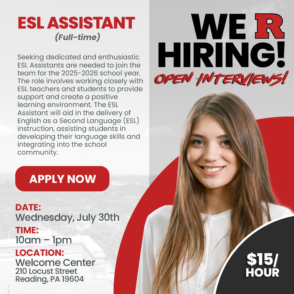 esl assistant ad