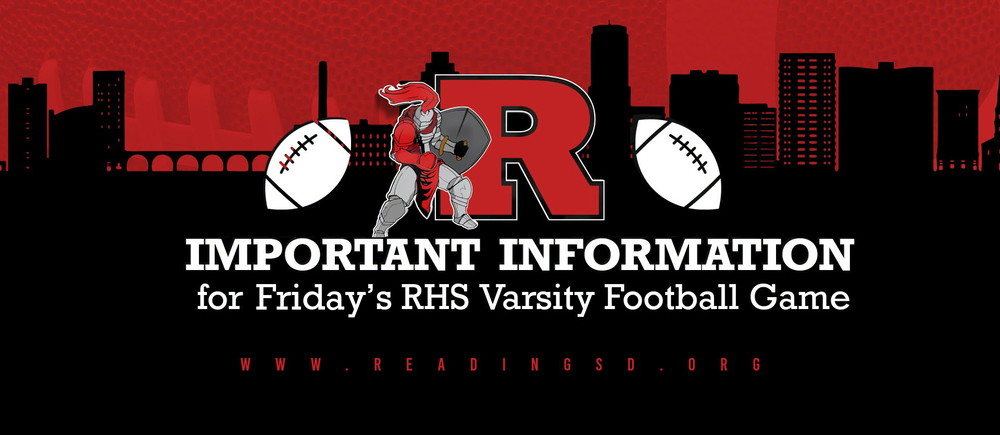 Important Information for Friday's RHS Varsity Football Game