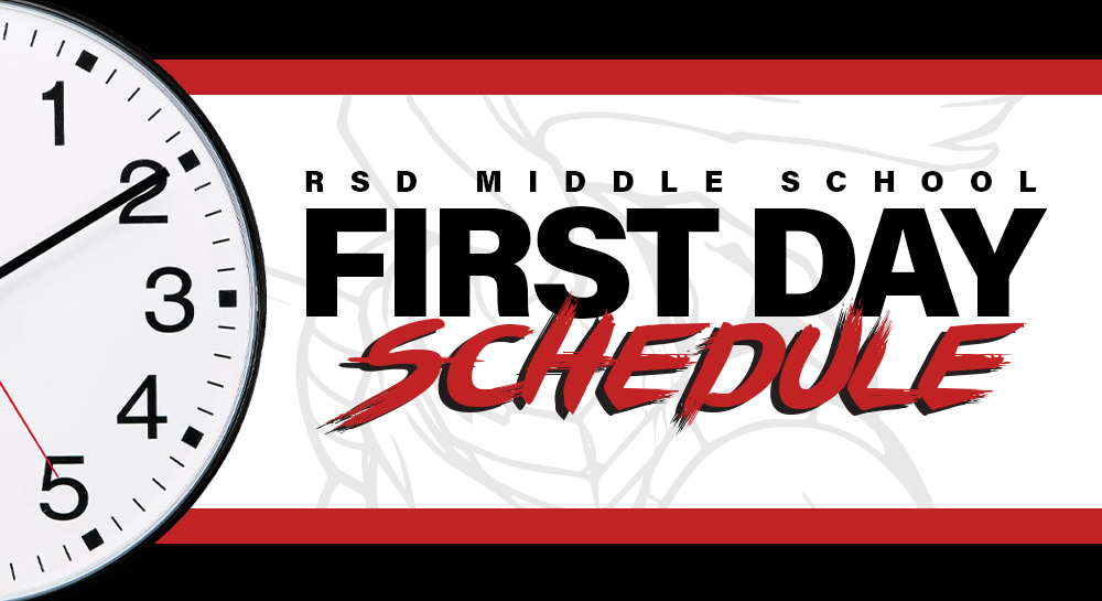 Middle School First Day Schedule