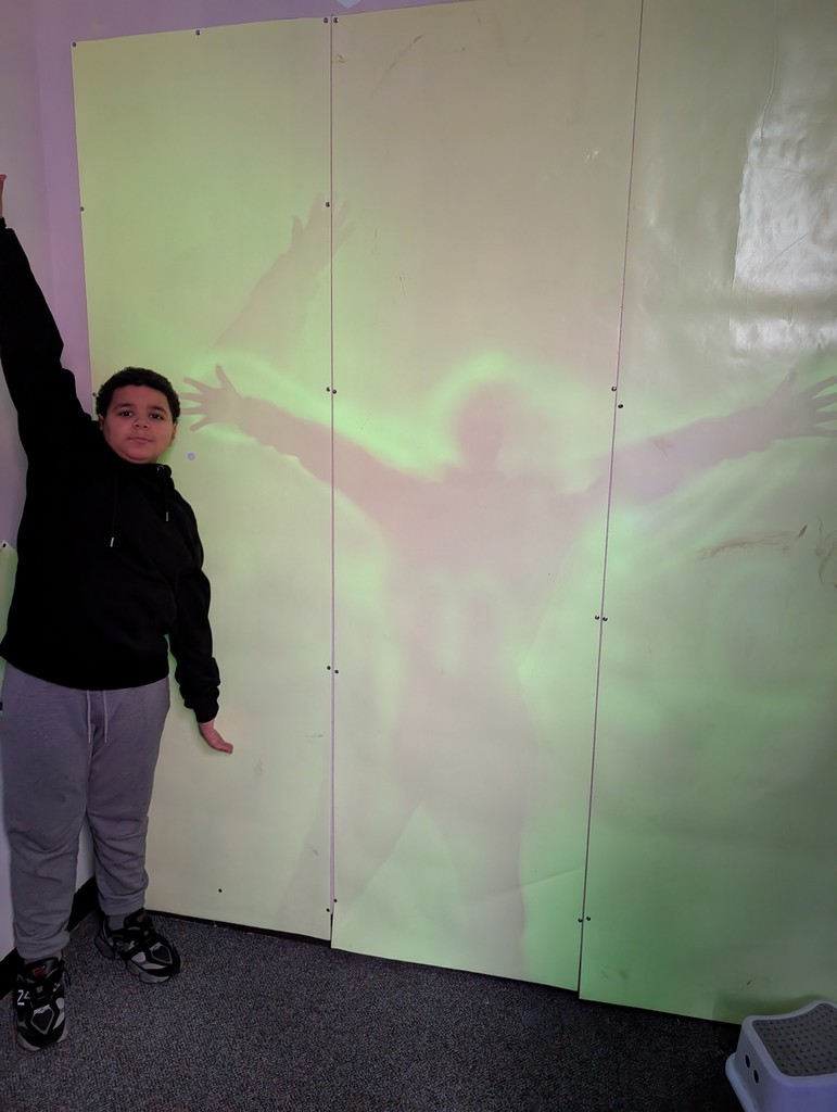 glowing light
