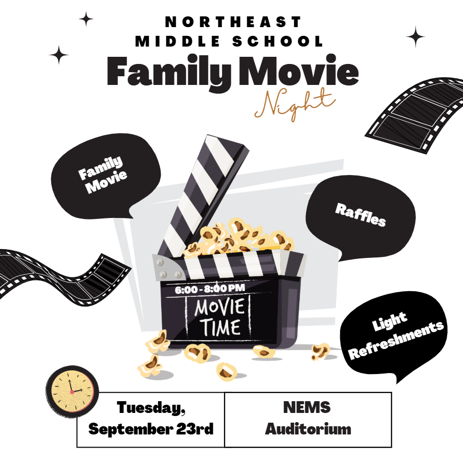 Save the Date: Tuesday, September 23rd will be our first FAMILY NIGHT EVENT for the 2025-2026 School Year!  We hope to see you there.  Check back for updated info.