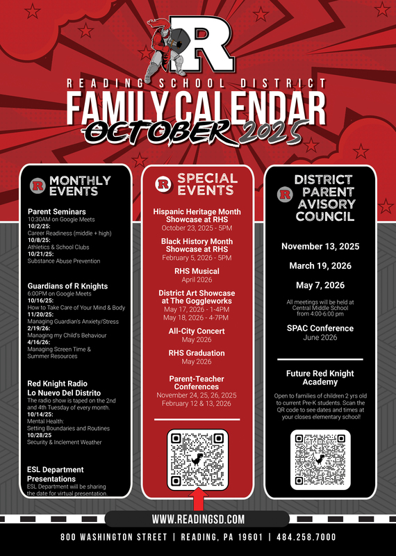 October Family Calendar
