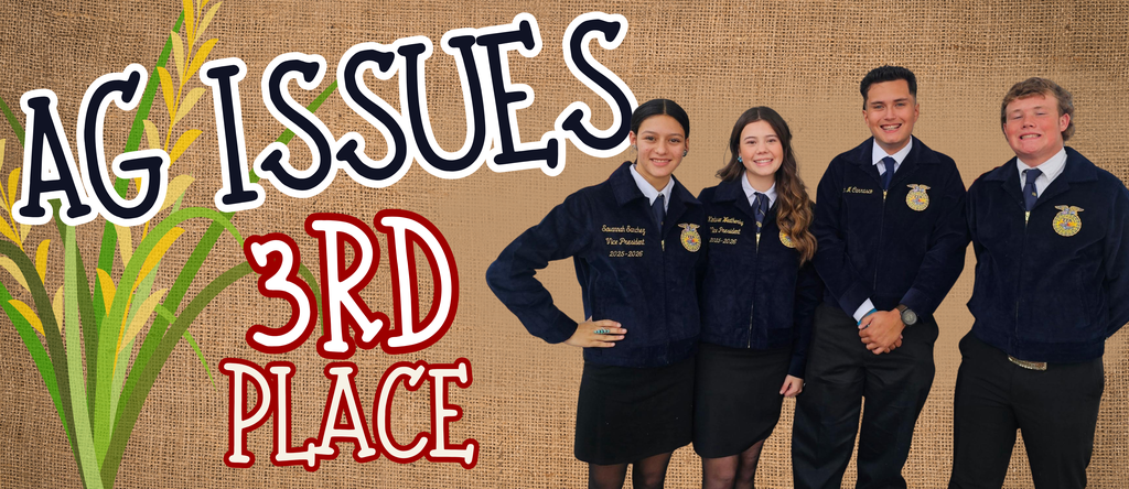 RCHS AG ISSUES 3RD PLACE at Garden City Invitational