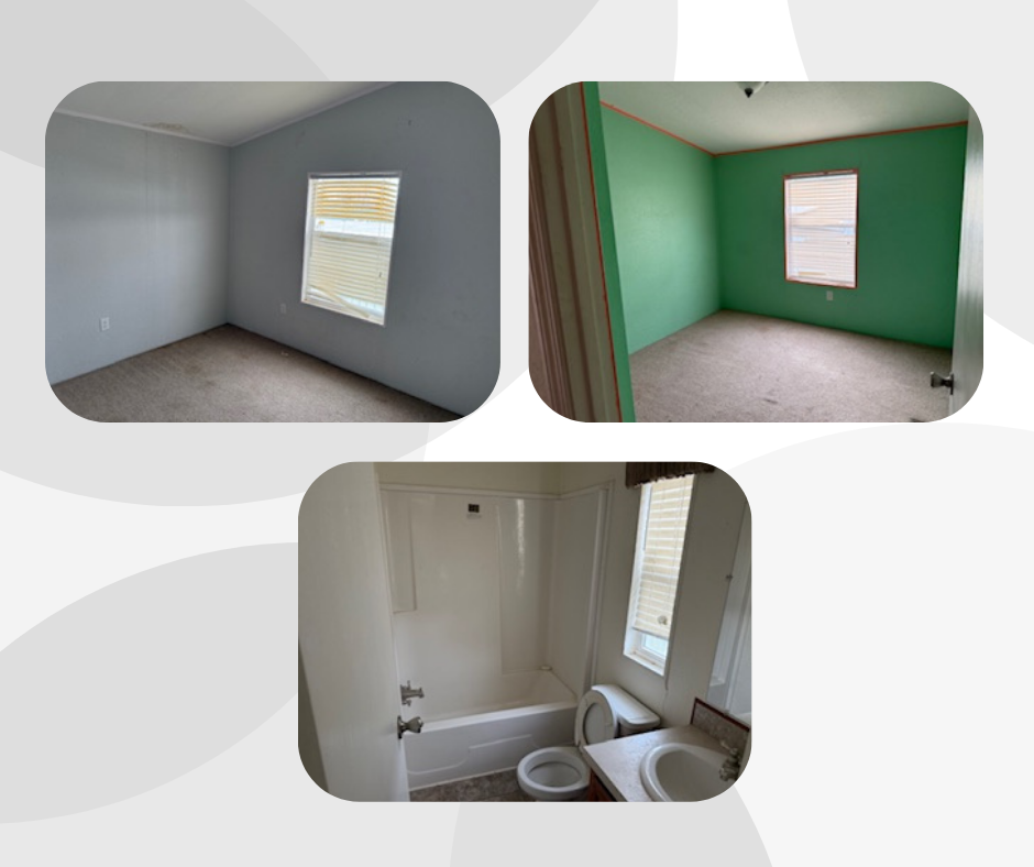 3 Bedroom / 2 Bath Trailer House Photos: 2 Bedrooms & Bathroom