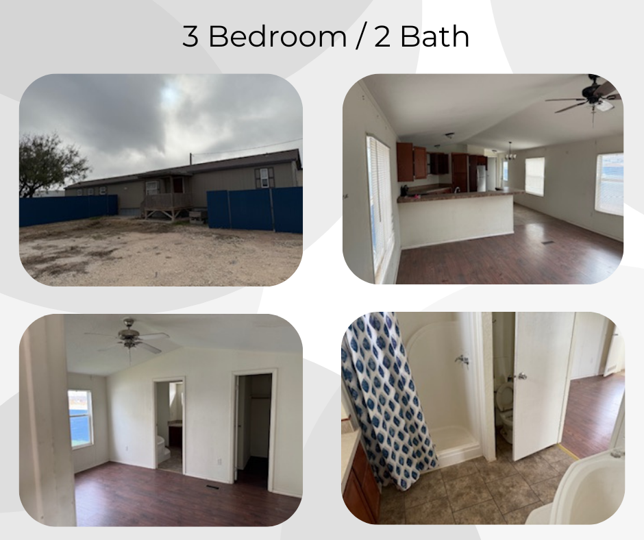 3 Bedroom / 2 Bath Trailer House Photos: Outside, Living Romm / Kitchen & Restroom