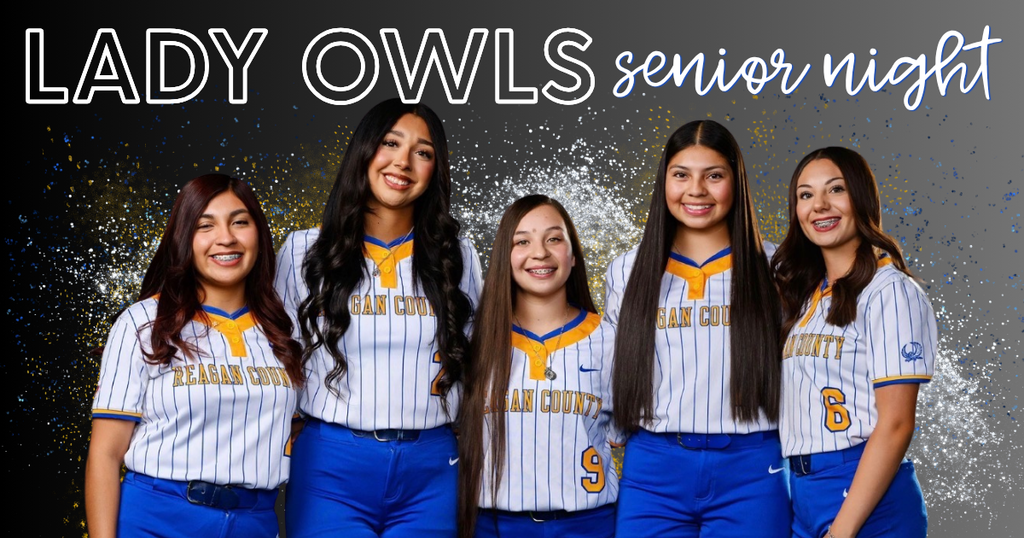 TOMORROW NIGHT IS A BIG ONE! Our Lady Owls take on the Ozona Lady Lions at 5 PM here in Big Lake for Senior Night.... and the District Championship Title is on the line! Come early & BE LOUD as you show up to support our girls! #OwlPride