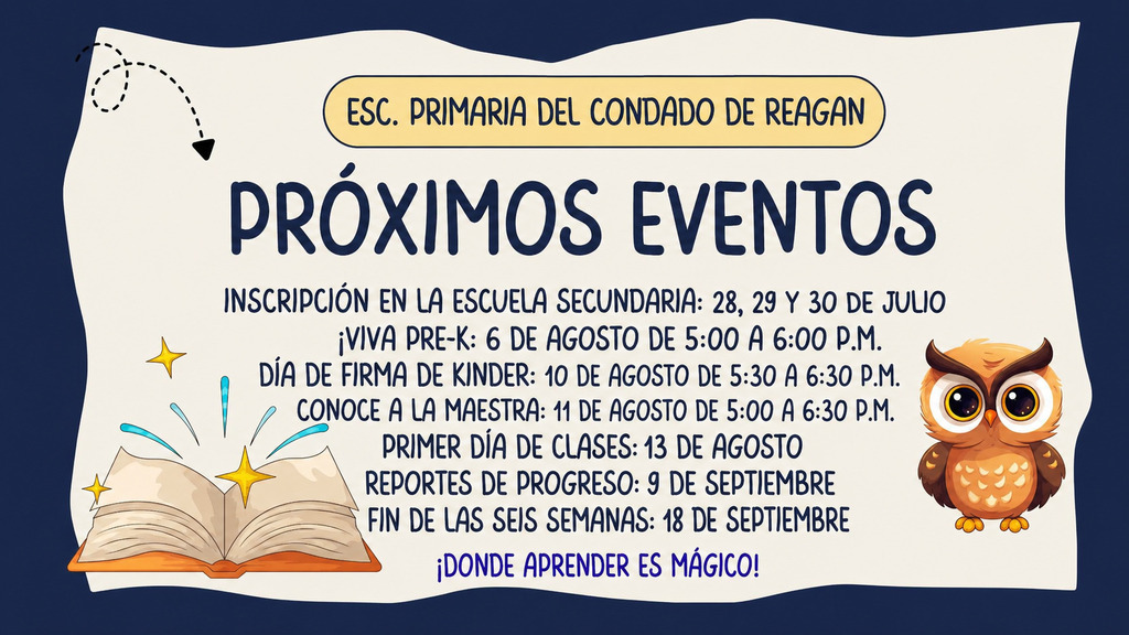 Spanish Back to School dates