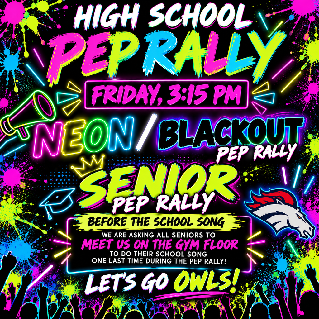 HS Pep Rally Neon