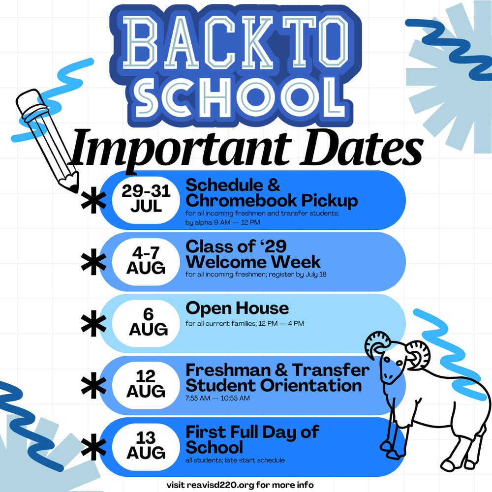 back to school dates
